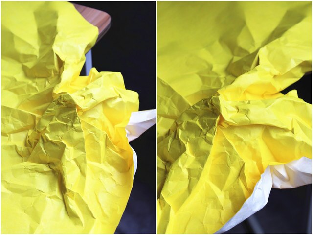 Żółty Tyvek - oddychający, wodoodporny, sztywny papier - do DIY, tło wzorzyste na torby, portfele, płaszcze i odzież projektantów - Wianko - 2
