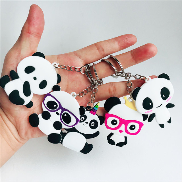 Słodki brelok dekoracyjny Panda - idealny prezent na Baby Shower, urodziny i śluby - Wianko - 1