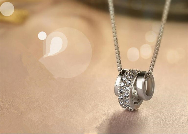 Naszyjnik koreański z uini-tail, wykonany z 925 srebra, ozdobiony mikro-inkrustacją, w rozmiarze koło - biżuteria hipoalergiczna w nowoczesnym stylu - Wianko - 9