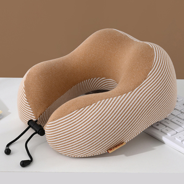 Podróżna poduszka samolotowa dla szyjki macicy, w kształcie litery U, z pianki Memory - Wianko - 9