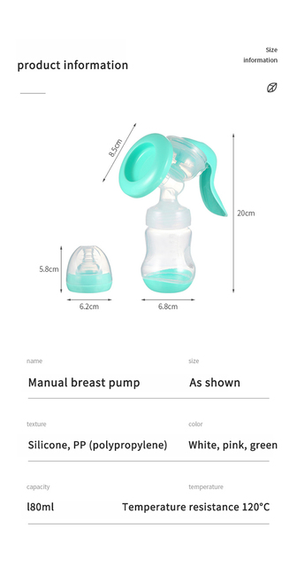 Pompa laktacyjna ręczna Dorahoney - wygodne i skuteczne rozwiązanie dla mam - Wianko - 15