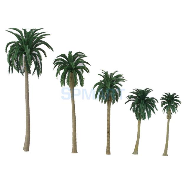 15 sztuk palmy kokosowe do modelowania scenerii w skali HO, O, N i Z - Wianko - 3