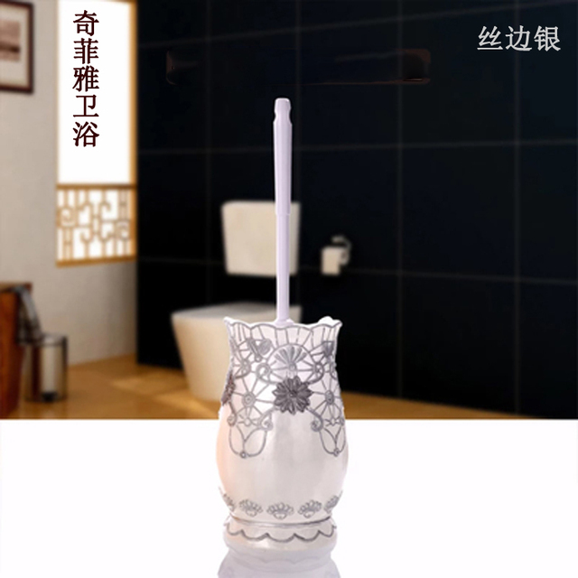 Luksusowa szczotka do WC z uchwytem na szczotki - sprzątanie przyjazne dla środowiska - Wianko - 9