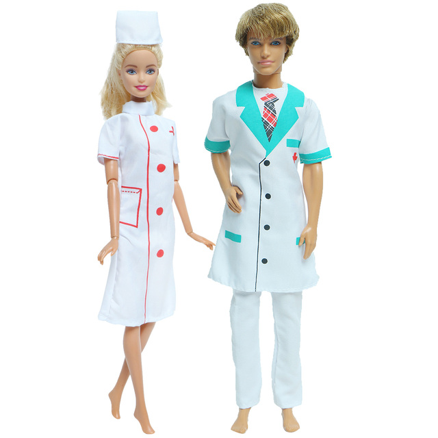 Strój lalki BJDBUS, zestaw 2 sztuki odzieży na co dzień dla lalki i dla chłopca Ken, sukienka do zabawy dla lalki Barbie - Wianko - 21