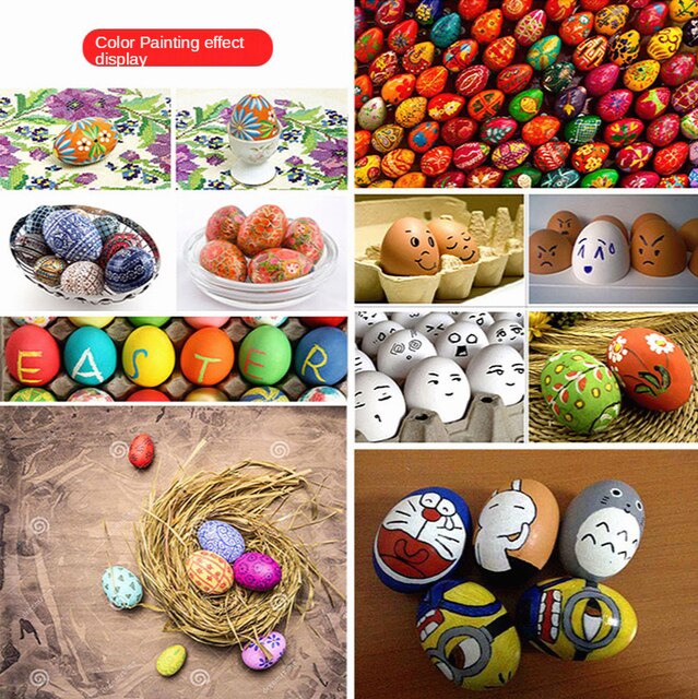 Komplet 3 sztuk niedokończonych drewnianych jajek do ozdabiania na Wielkanoc - Wianko - 12