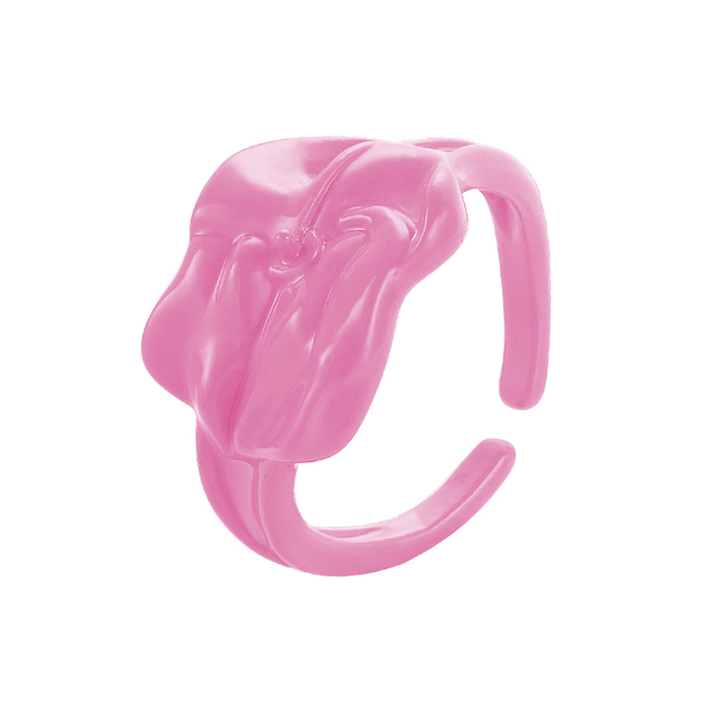 Pierścień regulowany z cukierkami w kolorze Rainbow Rose – nowa moda 2021 dla kobiet - Wianko - 12
