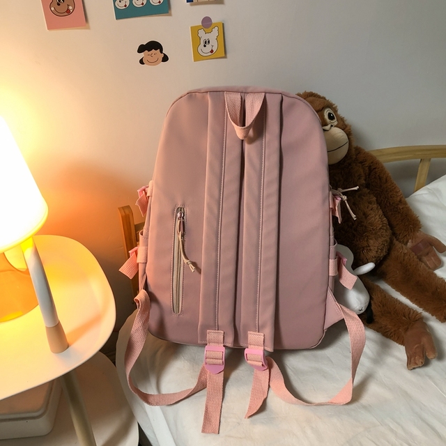 Kawaii torba plecak na laptopa dla kobiet - moda wodoodporna, podróżna, piękny plecak dla dziewczyn, idealny na uczelnię - Wianko - 5