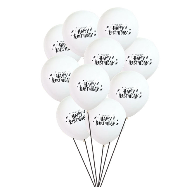 Zestaw 10 sztuk 12-calowych lateksowych balonów z okazji urodzin dla dzieci - czarownica Halloween - Wianko - 7
