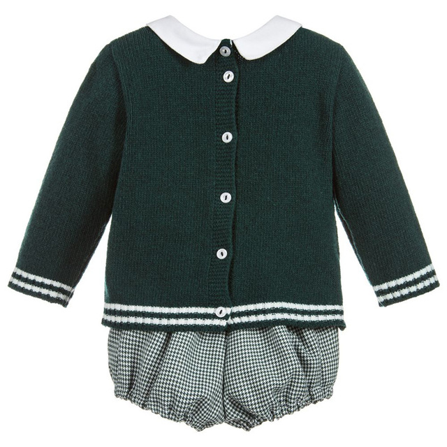 Zestaw odzieży dla chłopca 2021: sweter + spodenki dziecięce, dzianina, zima - Wianko - 11