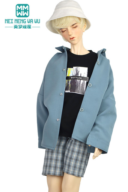 Lalkowy zestaw ubranek dla BJD o obwodzie 68-75 cm - luźne koszule i t-shirty w modnym stylu śniegowym - Wianko - 7