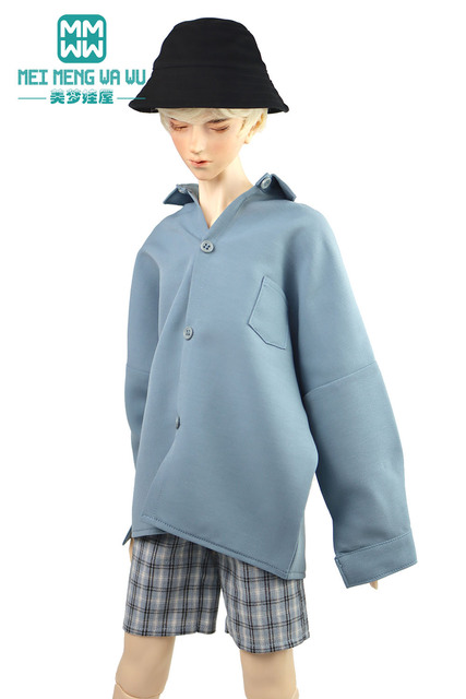 Lalkowy zestaw ubranek dla BJD o obwodzie 68-75 cm - luźne koszule i t-shirty w modnym stylu śniegowym - Wianko - 8