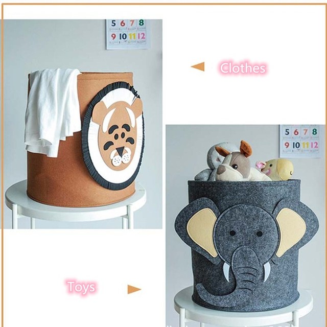 Kosz na pranie w kształcie beczki - Organizer do przechowywania ubrań, zabawek i gospodarstwa domowego, motyw lwa i tygrysa - Wianko - 7