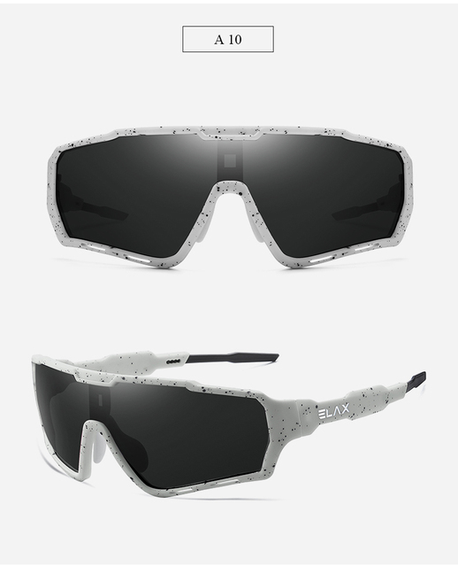 Nowe okulary rowerowe ELAX 2021 - UV400, sportowe, dla mężczyzn i kobiet, do jazdy na rowerze górskim - Wianko - 17