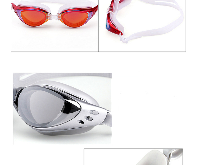Okulary pływackie krótkowzroczne przeciwmgielne z receptą dla dorosłych i dzieci - Wianko - 11
