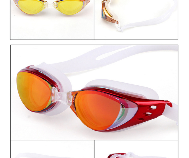 Okulary pływackie krótkowzroczne przeciwmgielne z receptą dla dorosłych i dzieci - Wianko - 10