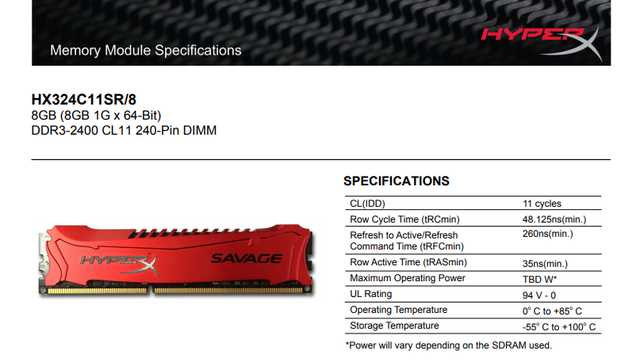 Pamięć ram DDR3 Kingston HyperX Savage 8GB 2133MHz DIMM - Wianko - 6