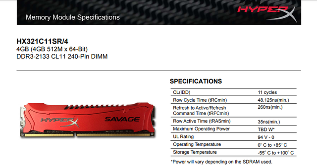 Pamięć ram DDR3 Kingston HyperX Savage 8GB 2133MHz DIMM - Wianko - 8