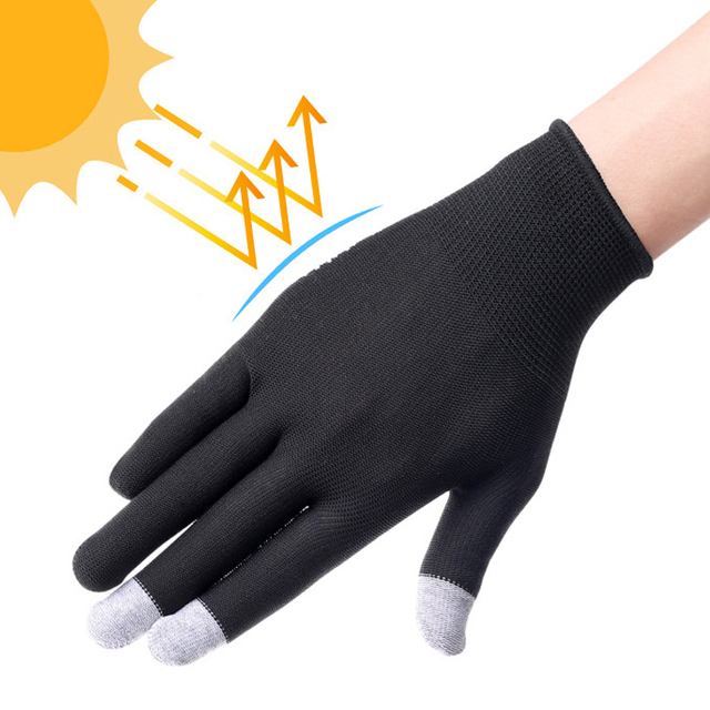 Rękawiczki letnie do jazdy samochodem i na rowerze o długości do łokcia z filtrem UV i ekranem dotykowym - Wianko - 2