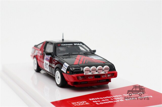 Model odlewu wyścigowego Mitsubishi Starion 1986 Lombard RAC Rally #80 skala 1:64 - Wianko - 2