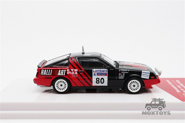 Model odlewu wyścigowego Mitsubishi Starion 1986 Lombard RAC Rally #80 skala 1:64 - Wianko - 5