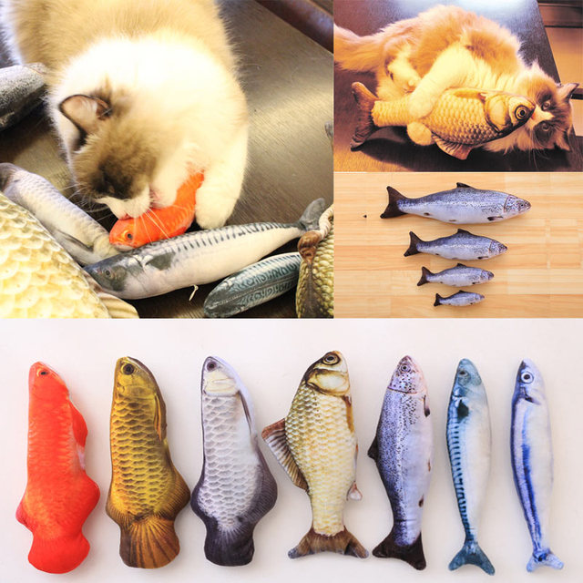 Realistyczna zabawka w kształcie ryby dla kota z kocimiętką - Wianko - 12