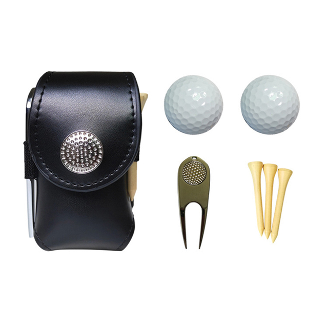 Stała torba golfowa z kolekcji Hot-sprzedaży - 7 zestawów skórzanej torby na kije golfowe z miejsce na piłki i akcesoria - Wianko - 8