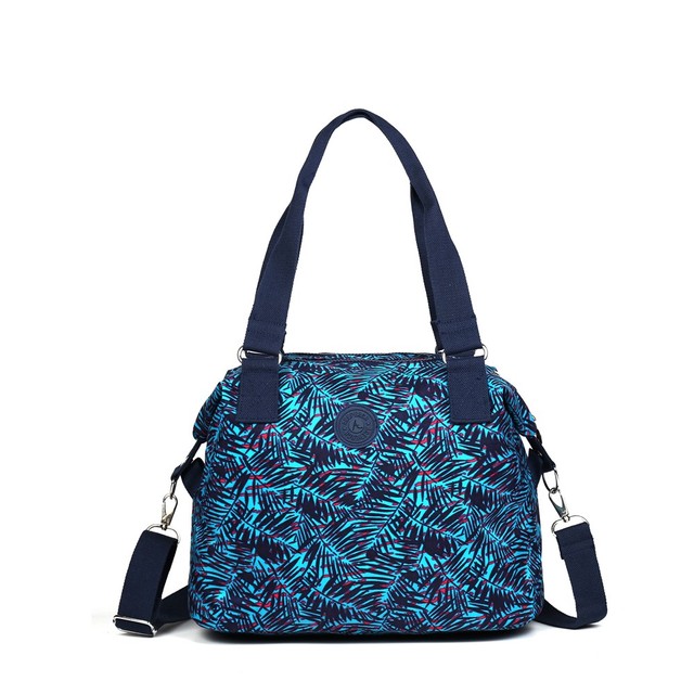 ACEPERCH Modna torebka damska na ramię - duże torby nylonowe w kolorach czarnym, niebieskim, zielonym i fioletowym - Wianko - 21