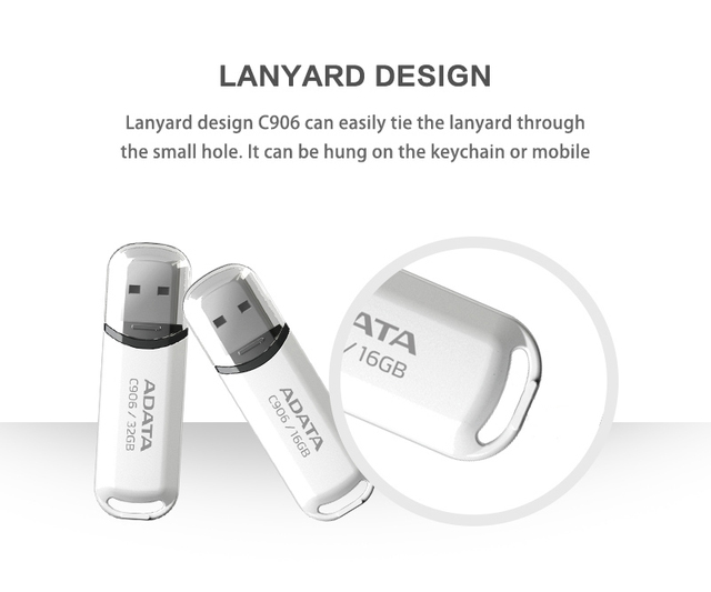 Pamięć USB ADATA C906 32GB 16GB USB 2.0 Mini U Stick Pendrive - Oryginalny produkt o wysokiej prędkości - Wianko - 3