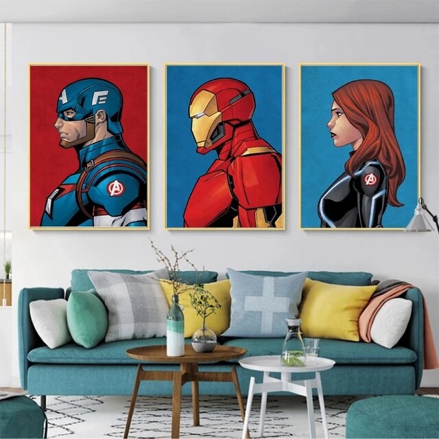 Malarstwo diamentowe Marvel Avengers Superhero - zestaw do szycia, mozaika, pełna wiertła, dekoracja wnętrz - Wianko - 1