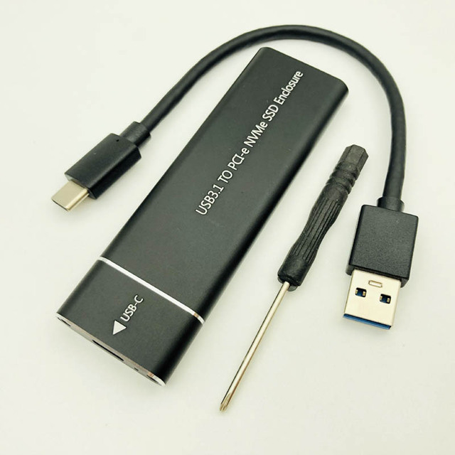 Obudowa dysku twardego USB C dla dysku twardego SSD NVME M.2 - H1111Z - Wianko - 10