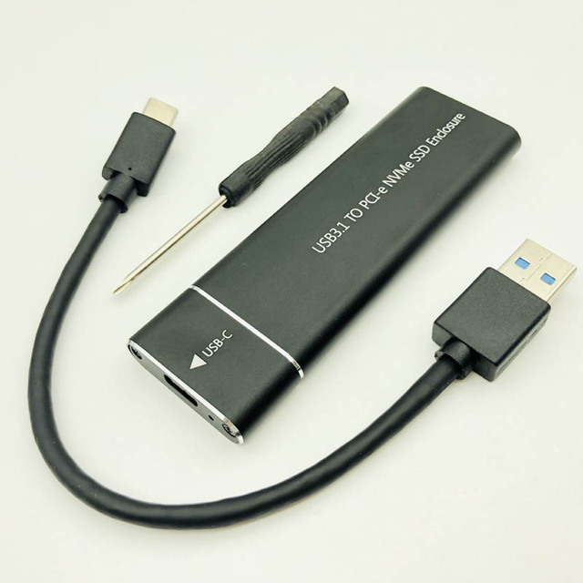 Obudowa dysku twardego USB C dla dysku twardego SSD NVME M.2 - H1111Z - Wianko - 2