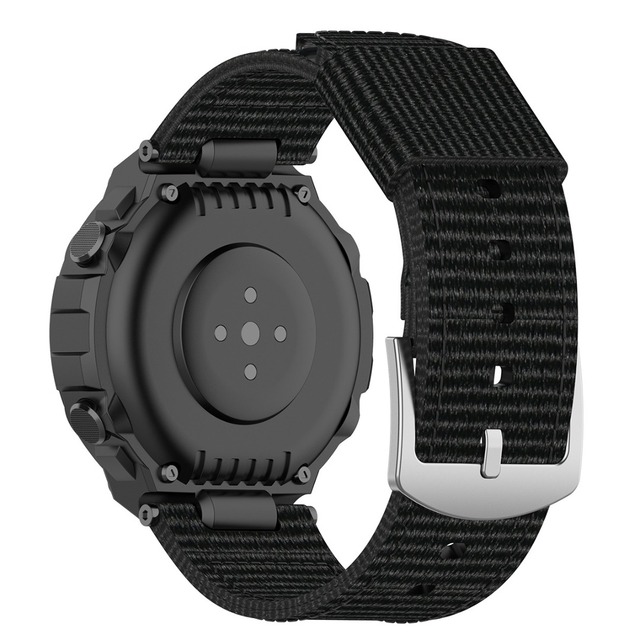Pasek materiałowy do zegarka Huami Amazfit T-Rex - regulowany, sportowy pasek na rękę z płótna+śrubokręt - Wianko - 1
