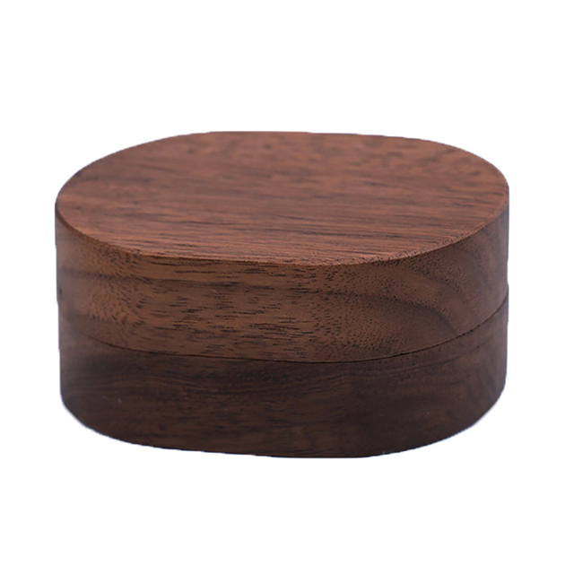 Rustykalne drewniane pudełko na zaręczyny z sygnowaniem - 1 szt - Wianko - 24