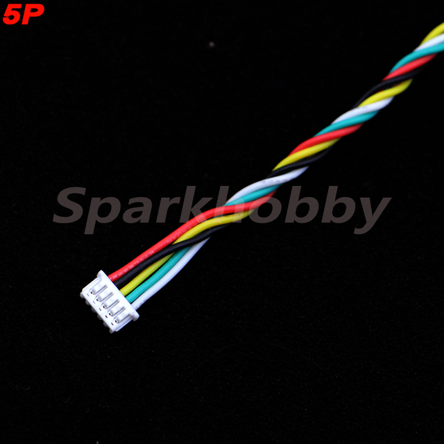 Kabel połączeniowy Multirotor SH1.0mm 1.25mm 4/5/6/7pin do kamery osi FPV VTX (10 sztuk) - Wianko - 8