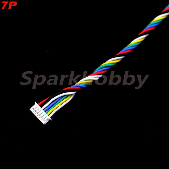 Kabel połączeniowy Multirotor SH1.0mm 1.25mm 4/5/6/7pin do kamery osi FPV VTX (10 sztuk) - Wianko - 10