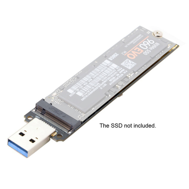 Karta adaptera USB 3.0 do zewnętrznego dysku SSD M.2 Nvme M, klucz M, 80 mm - Wianko - 11