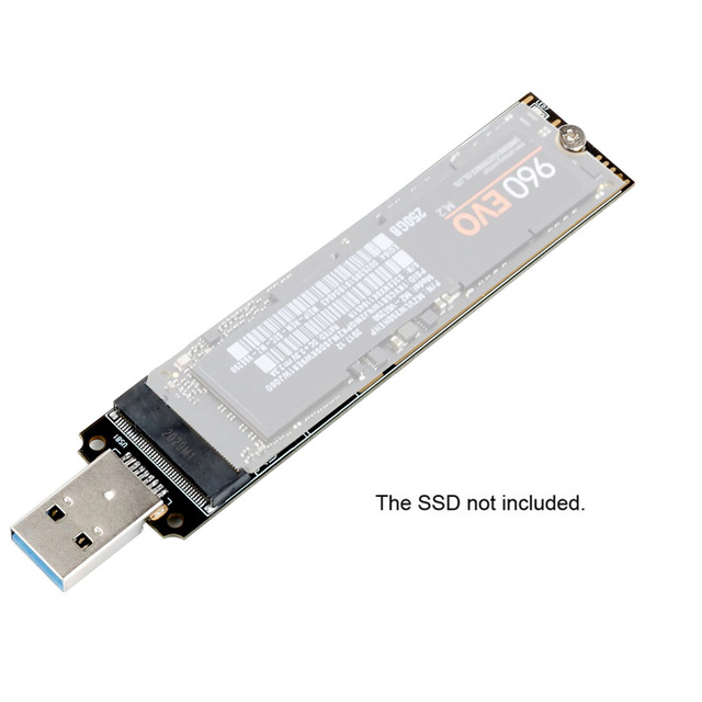 Karta adaptera USB 3.0 do zewnętrznego dysku SSD M.2 Nvme M, klucz M, 80 mm - Wianko - 5