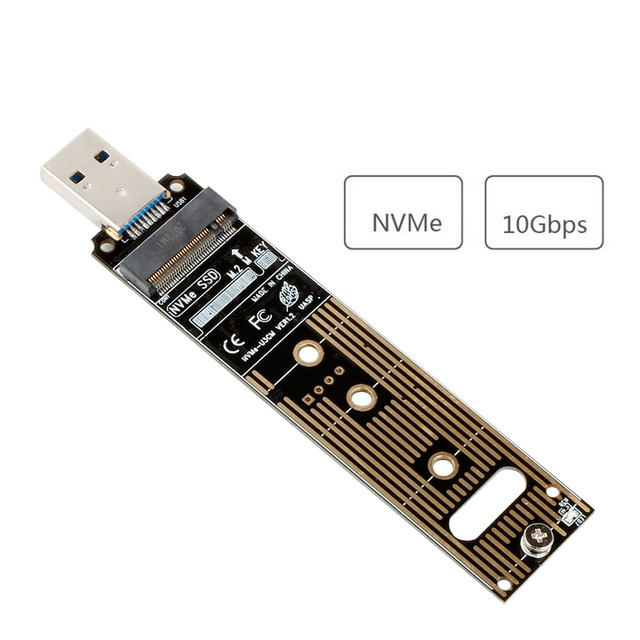 Karta adaptera USB 3.0 do zewnętrznego dysku SSD M.2 Nvme M, klucz M, 80 mm - Wianko - 4