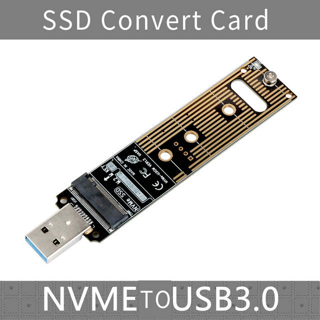 Karta adaptera USB 3.0 do zewnętrznego dysku SSD M.2 Nvme M, klucz M, 80 mm - Wianko - 7