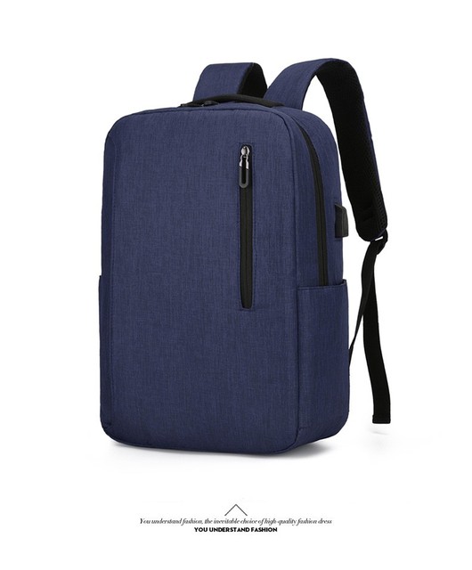 Męski plecak na laptopa 15.6 cala - nowość 2021, prosty design, duża pojemność - Wianko - 24