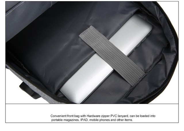 Męski plecak na laptopa 15.6 cala - nowość 2021, prosty design, duża pojemność - Wianko - 43