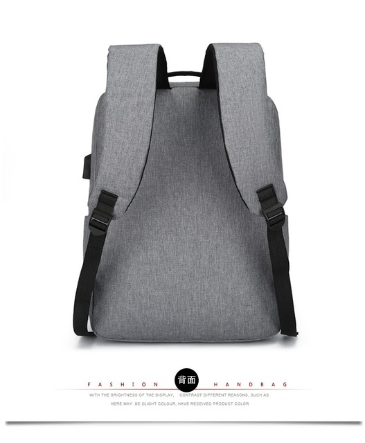 Męski plecak na laptopa 15.6 cala - nowość 2021, prosty design, duża pojemność - Wianko - 27