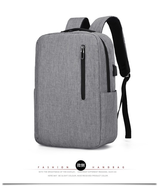 Męski plecak na laptopa 15.6 cala - nowość 2021, prosty design, duża pojemność - Wianko - 28