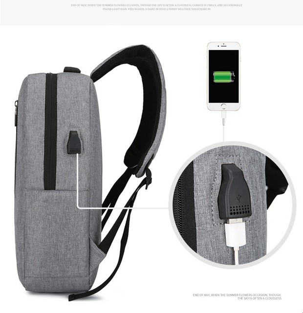 Męski plecak na laptopa 15.6 cala - nowość 2021, prosty design, duża pojemność - Wianko - 2