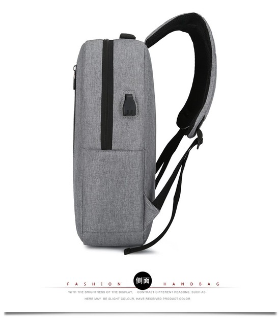 Męski plecak na laptopa 15.6 cala - nowość 2021, prosty design, duża pojemność - Wianko - 29