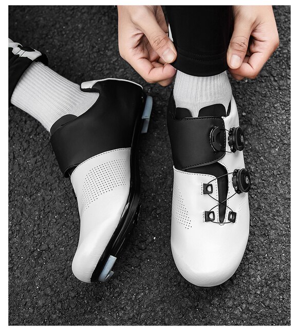 Buty rowerowe Cleat MTB - obuwie sportowe do kolarstwa górskiego i szosowego, ultralekkie, dla mężczyzn, kobiet i dzieci - Wianko - 35