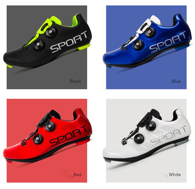 Buty rowerowe Cleat MTB - obuwie sportowe do kolarstwa górskiego i szosowego, ultralekkie, dla mężczyzn, kobiet i dzieci - Wianko - 8