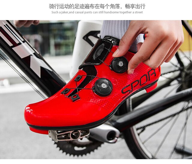 Buty rowerowe Cleat MTB - obuwie sportowe do kolarstwa górskiego i szosowego, ultralekkie, dla mężczyzn, kobiet i dzieci - Wianko - 25