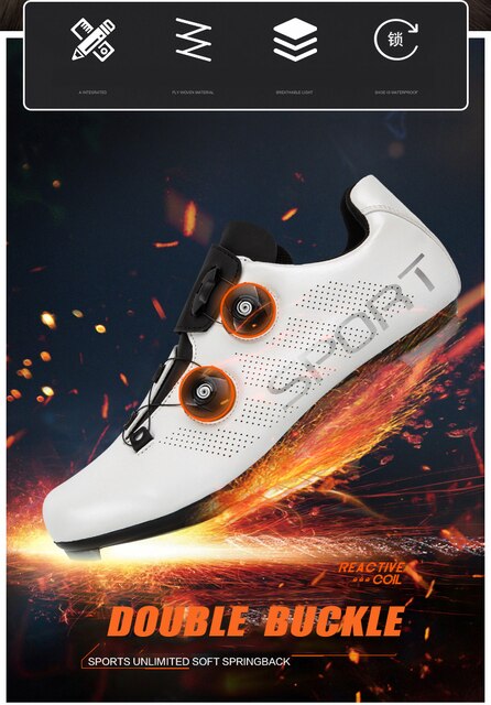 Buty rowerowe Cleat MTB - obuwie sportowe do kolarstwa górskiego i szosowego, ultralekkie, dla mężczyzn, kobiet i dzieci - Wianko - 3