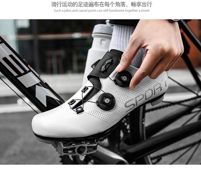 Buty rowerowe Cleat MTB - obuwie sportowe do kolarstwa górskiego i szosowego, ultralekkie, dla mężczyzn, kobiet i dzieci - Wianko - 31